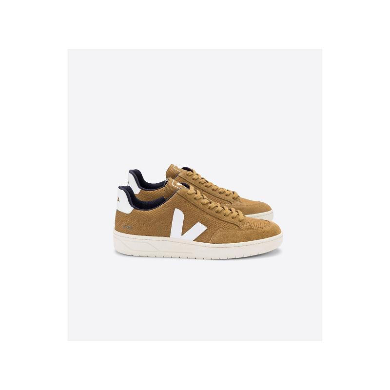 Tenis Veja Hombre Outlet - V-12 Zapatillas Blancas ES3714884